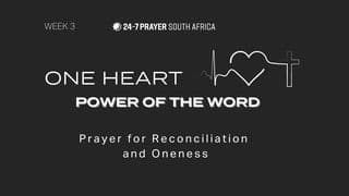One Heart - Power of the Word